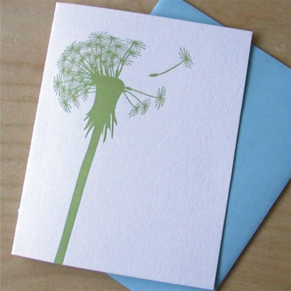 dandelion card