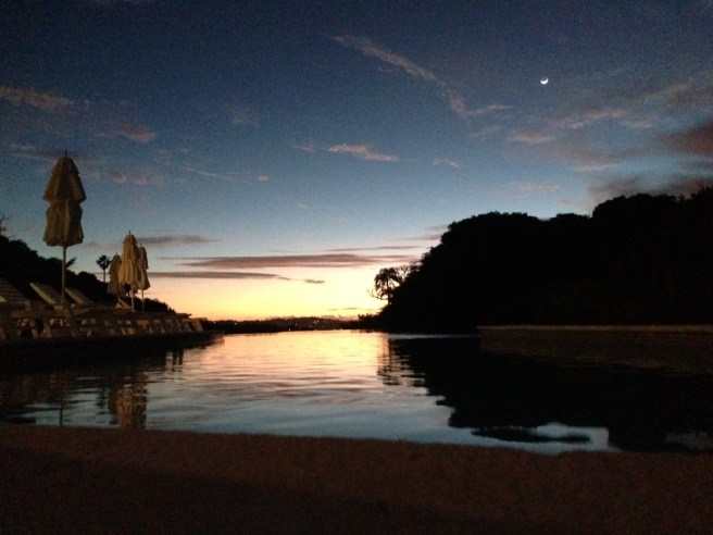 The view from the pool at Tucker's Point